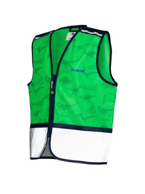 Wowow vest "zippy jacket green" reflective children zippy green gr. xs Wowow vest "zippy jacket green" reflective children zippy green gr. xs