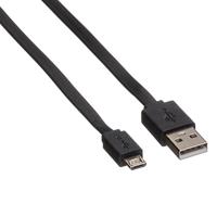 ROLINE USB 2.0 kabel, USB A M - Micro USB B M, zwart, 1 m - thumbnail