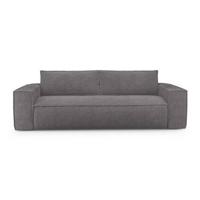 Express slaapbank dunlopillo fluweel patroon grijs 140cm - thumbnail