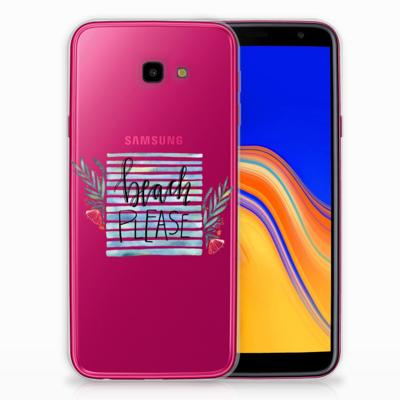 Samsung Galaxy J4 Plus (2018) Telefoonhoesje met Naam Boho Beach Samsung Galaxy J4 Plus (2018) Telefoonhoesje met Naam Boho Beach