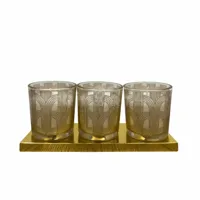 Kaars in Glas 3-Pack Assorti - thumbnail