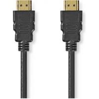 Nedis CVGL34050BK15 Premium High Speed ??hdmi™-kabel Met Ethernet Hdmi™ Connector Hdmi™ Connector 4k@60hz 18 Gbps 1.50 M Rond Pvc Zwart Label - thumbnail
