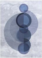 Jackie And The Fish - Vloerkleed Dancer Arara Blue Rond (outlet) - Rond 200 cm - thumbnail