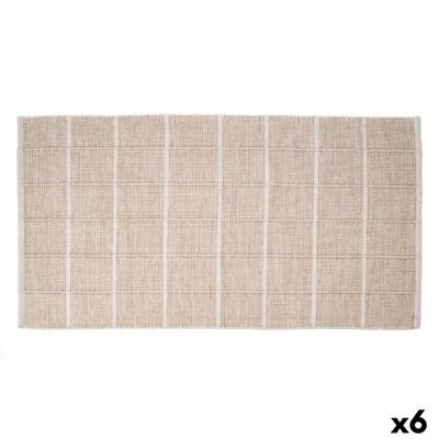 Tapijt Gift Decor Beige Ruiten 140 x 80 cm (6 Stuks)