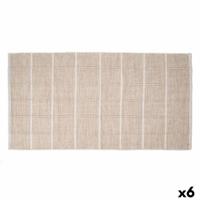 Tapijt Gift Decor Beige Ruiten 140 x 80 cm (6 Stuks) - thumbnail