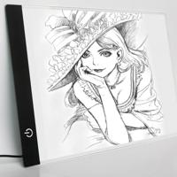 5W 3.5mm ultra-dunne USB A4 papier LED kopie Pad dimbaar digitale bord kopie Bureau Art tekening Stencil tabel bord traceren - thumbnail