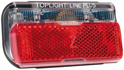 Busch & Muller Busch & müller dynamo-tail light toplight line brake plus (80mm) red/clear