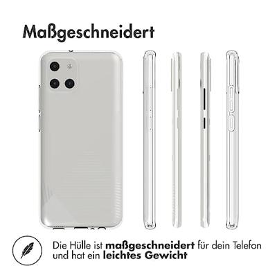 Accezz Clear Case voor Samsung Galaxy A03 Telefoonhoesje Transparant