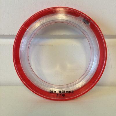 Nylondraad 0,35mm x 100 meter <5,7 kg - 50 stuks