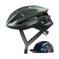 Abus helm powerdome ace moss green m 54-58cm - thumbnail