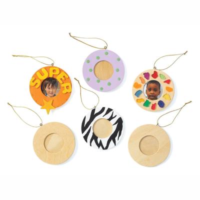 Colorations - versier je eigen houten fotolijst ornament, set van 12
