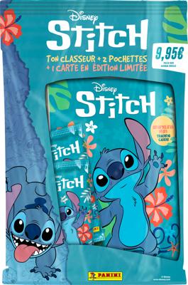 Collectie startpakket - PANINI - STITCH TC - 1 ringmap + 2 insteekvakken - 12 kaarten + 1 EL-kaart