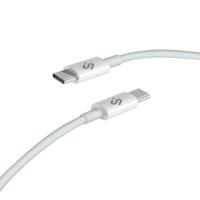 SUBBLIM USB-C naar USB-C kabel, 100 W, 2 m, hoge laadsnelheid, wit - thumbnail