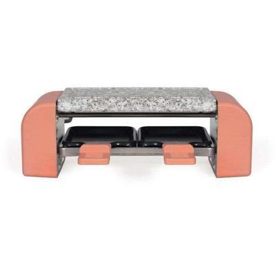 Racletteset voor 2 personen - LIVOO x Marmiton - DOC306 - 450 W - 5 recepten via QR-code - Uitneembaar granieten plateau