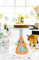 Folat BV Papieren feesthoedjes dino roars, 6st. - thumbnail
