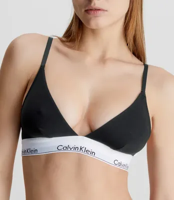 Calvin Klein Triangle Bralette dames - Unlined - Bh zonder beugel - Triangle bh - Katoen modal