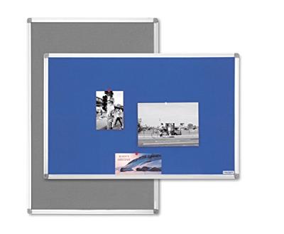 magnetoplan 1490003 Prikbord Koningsblauw, Grijs Vilt 970.00 mm x 600 mm x 450 mm