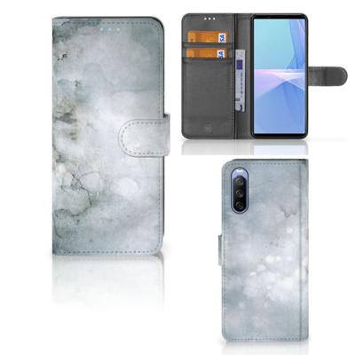 Hoesje Sony Xperia 10 III Painting Grey Hoesje Sony Xperia 10 III Painting Grey
