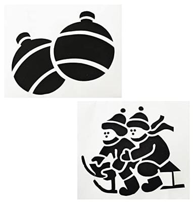 Kerst kunstsneeuw 150ml en sjabloon Kerst kunstsneeuw 150ml en sjabloon