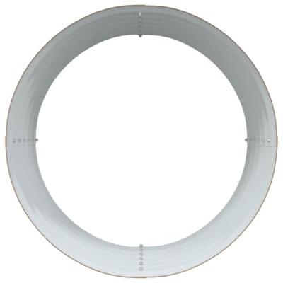 Verhoogde plantenbak Bruin 80 x 80 x 44 cm Staal