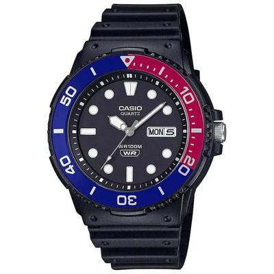 Casio DIVER 100M - BLACK (Ø 45 mm) Heren horloge