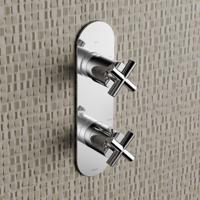 Hotbath Chap inbouw douchethermostaat 2-wegs chroom - thumbnail