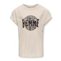Kids ONLY zomer top S/S meisjes - beige - Koglucy - thumbnail