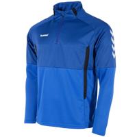 hummel Authentic 1/4-Zip Trainingstrui Donkerblauw Wit - thumbnail