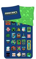 Minecraft Dekbedovertrek Badges - 140 x 200 cm - Katoen - thumbnail
