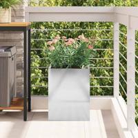 Tuin Bloempot Zilver Roestvrij staal - thumbnail