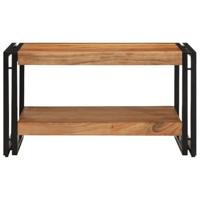 Salontafel 70x50x38 cm massief acaciahout - thumbnail