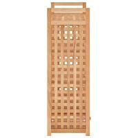 Schoenenrek met lade 70x27x81 cm massief walnotenhout - thumbnail