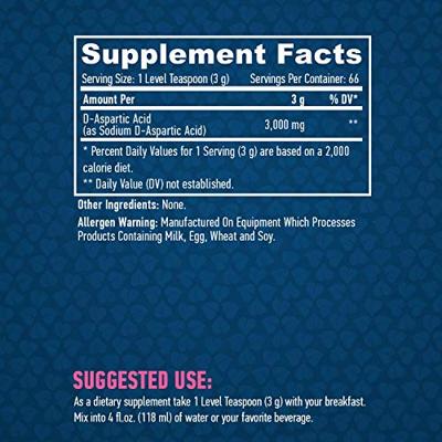 Sports D-Aspartic Acid 200gr