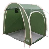 Fietstent met dak met opslag Groen 218 x 156 x 180 cm - thumbnail