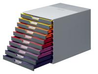 Durable VARICOLOR10 - 7610 761027 Ladebox Grijs DIN A4, DIN C4, Folio, Letter Aantal lades: 10 - thumbnail
