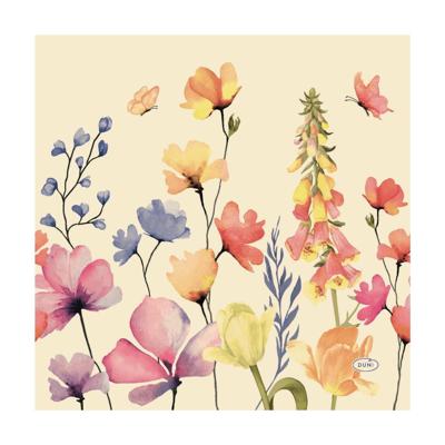 Duni servetten floral haven 33cm