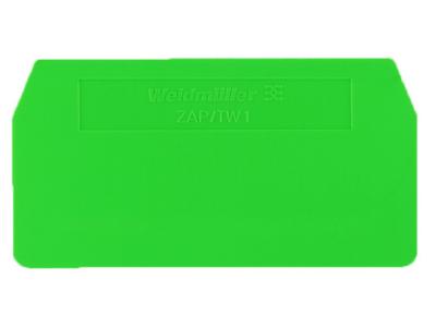 Weidmüller 1683680000 Afsluitplaat Groen 50 stuk(s)