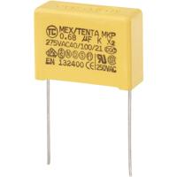 TRU COMPONENTS MKP-X2 1 stuk(s) MKP-X2-ontstoringscondensator Radiaal bedraad 0.68 µF 275 V/AC 10 % 22.5 mm (l x b x h) 26.5 x 10 x 19 mm - thumbnail