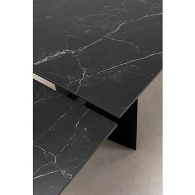 Kare Design Novel Uitschuifbare Eettafel 180x90cm zwart