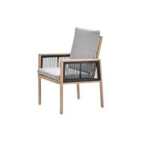 Decala dining tuinstoel teak look / dessert zand - thumbnail