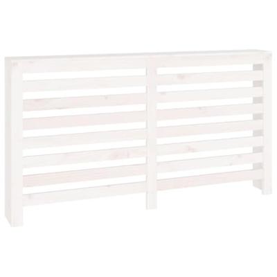 VidaXL Radiatorombouw 153x19x84 cm massief grenenhout wit