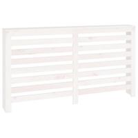 VidaXL Radiatorombouw 153x19x84 cm massief grenenhout wit - thumbnail