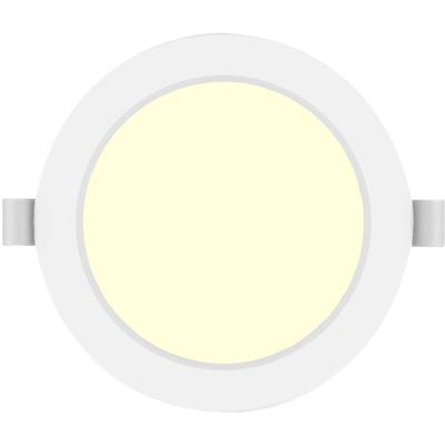 LED Downlight Pro Inbouw Rond 15W - Warm Wit 3000K - Ø175mm Mat Wit