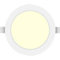 LED Downlight Pro Inbouw Rond 15W - Warm Wit 3000K - Ø175mm Mat Wit - thumbnail