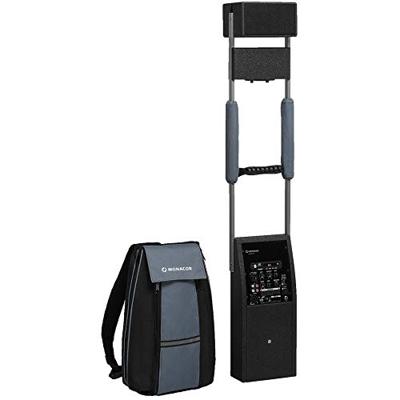 Monacor PAS-254D Draagbaar versterkersysteem