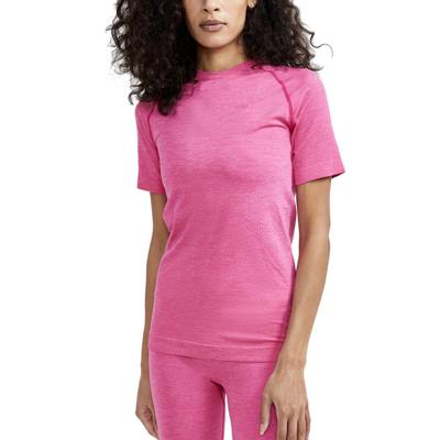Thermoshirt dames korte mouw - Core dry - Warm ondershirt - Baselayer shirt - M - Roze - M - M - M - M - M - M - M - M - M - M - M - M