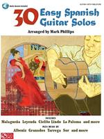 Hal Leonard 30 Easy Spanish Guitar Solos songboek voor gitaar - thumbnail