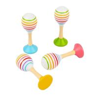 Bigjigs houten junior maraca, 2st. - thumbnail