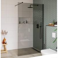 Saqu Modulo glaswand voor montageset 120x210cm grijs glas - thumbnail