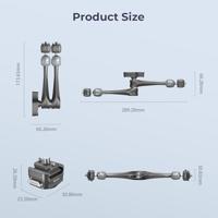 SmallRig HawkLock H21 Quick Release Rosette Magic Arm (11") 4489 - thumbnail